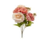 Artificial Rose Bunch Pink