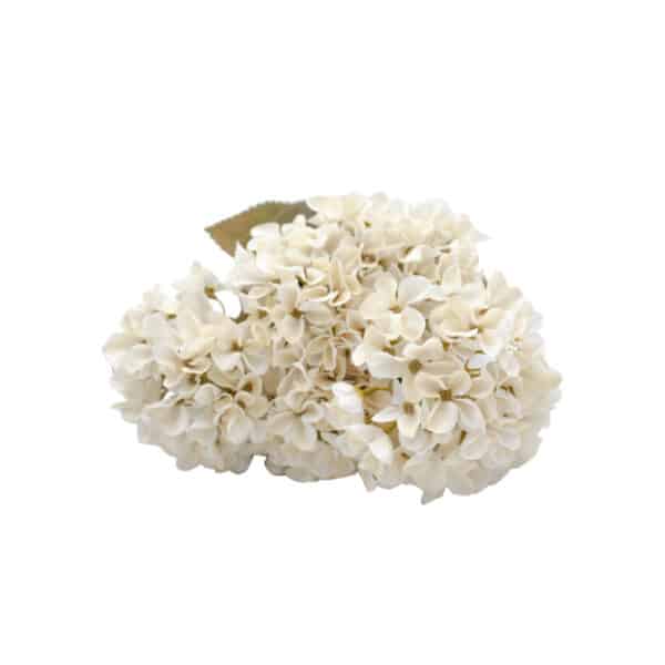 Artificial Mini Hydrangea Bunch White