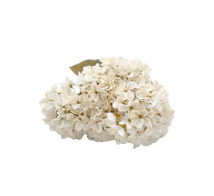 Artificial Mini Hydrangea Bunch White