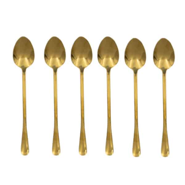 Long Teaspoon Gold 19cm