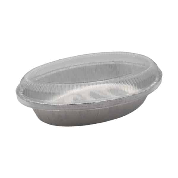 Oval Foil Tray with Lid