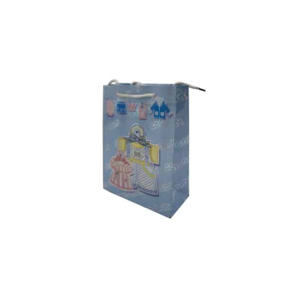 Small Baby Gift Bag Blue