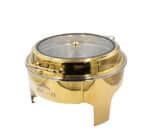 Gold Round Chafing Dish