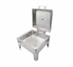 Square Chafing Dish Silver