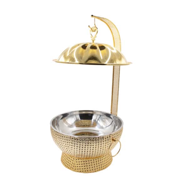 Gold Round Chafing Dish