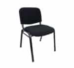 Stackable Banquet Chair Black Fabric