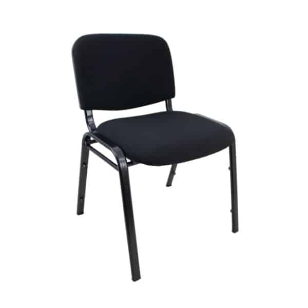 Stackable Banquet Chair Black Fabric