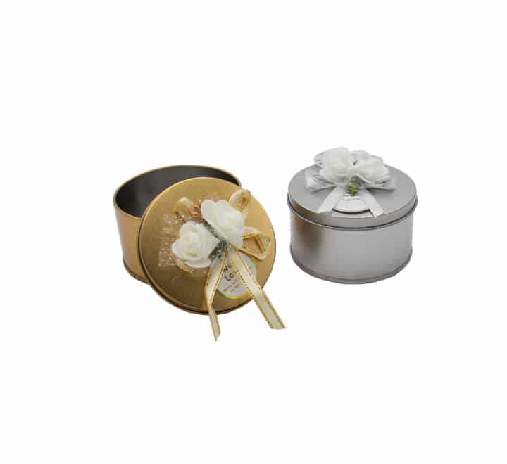 Round Favor Box with Bow