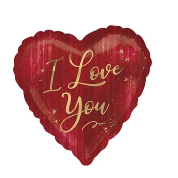 I love U Rougue Balloon 17"
