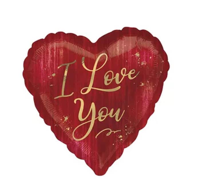 KPP16003 I love U Rougue Balloon 17"