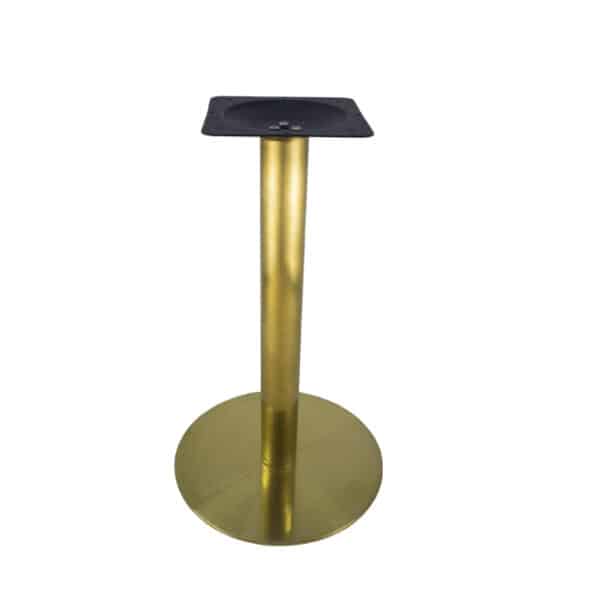 Cafe Table Base Gold Round Base 72cm