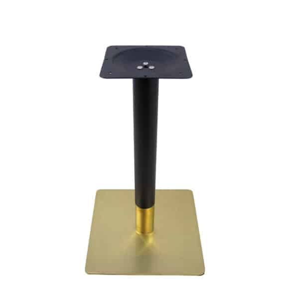 Cafe Table Base Black and Gold