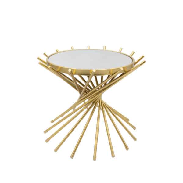 Cake Stand Gold with Mirror Top