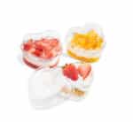Heart Shape Plastic Dessert Cups