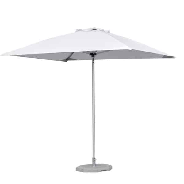 Square Umbrella 2x2m White