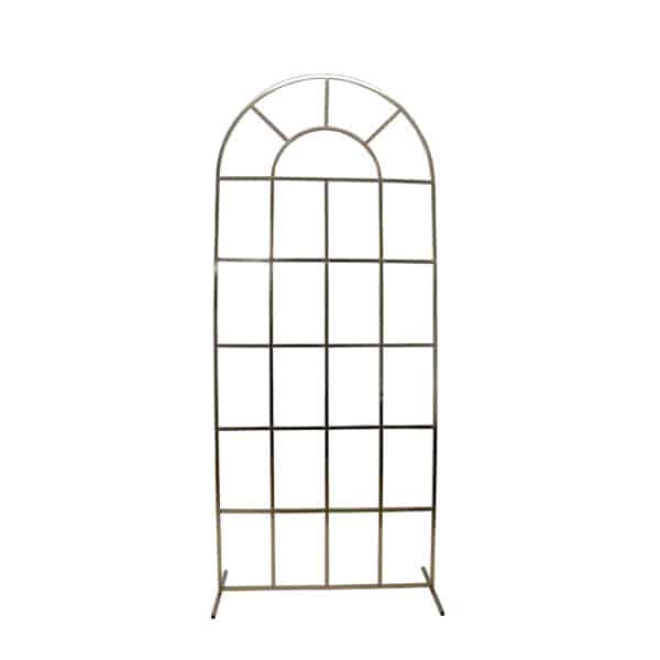 Arch Shape Backdrop Gold