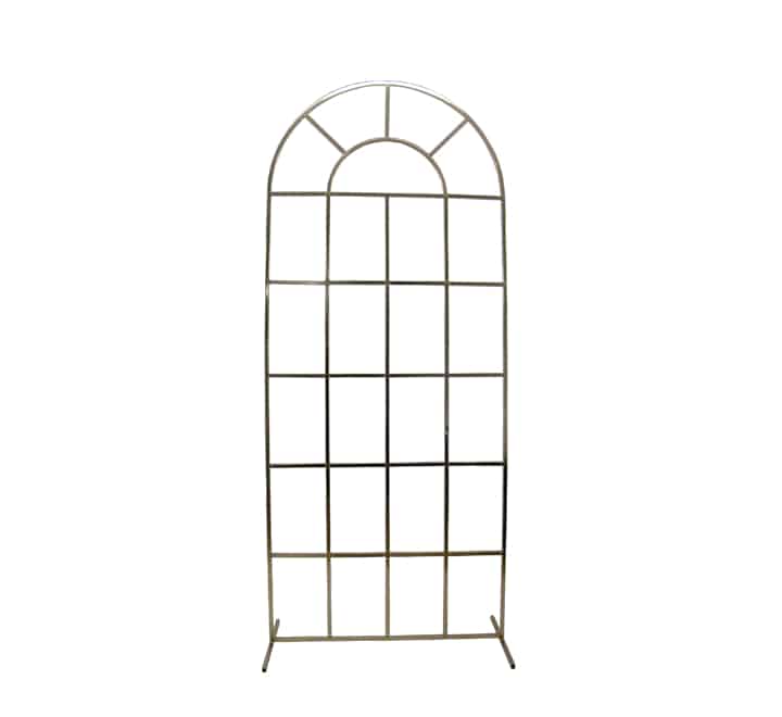 Arch Shape Backdrop Gold