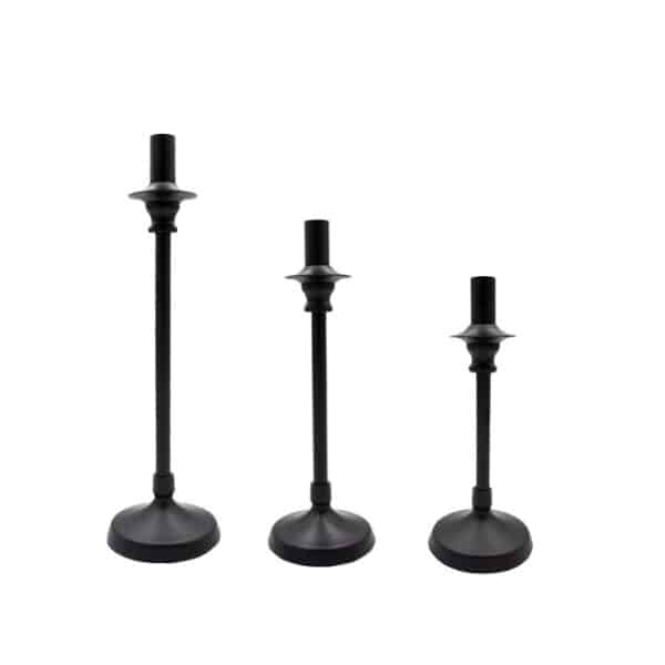 Black Candle Holder