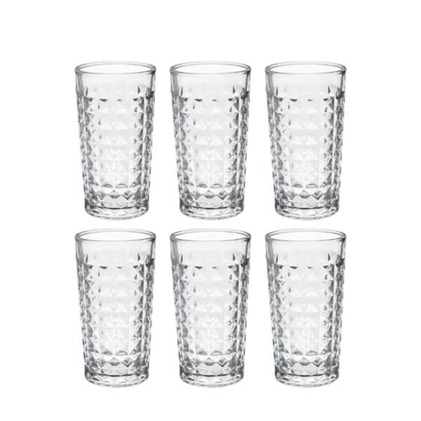6pc Water Glass Set