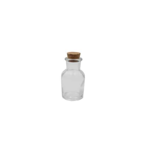Mini Glass Jar with Cork Stopper