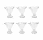 6pc Ice Cream Glass Bowl Set