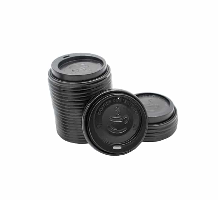 Black Cup Lids 50s