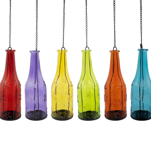 Glass Bottle Candle Stand