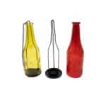 Glass Bottle Candle Stand