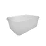 Transparent Tamper Evident Tub and Lid 2L