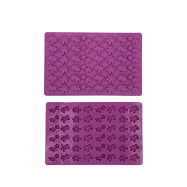 Dinosaurs Silicone Choc Mould Purple