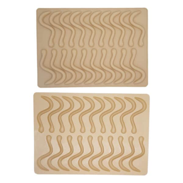 Worms Cream Silicone Choc Mould