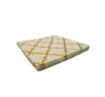 Serviettes Gold Diamond Pattern