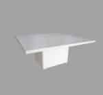 White Square Wooden Table 1.8m