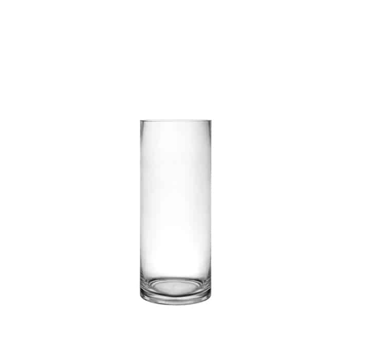 Cylinder Glass Vase 20cm