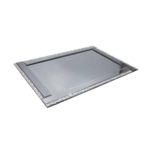 Mirrored Silver Tray