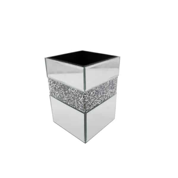 Mirrored Trinket Box Silver