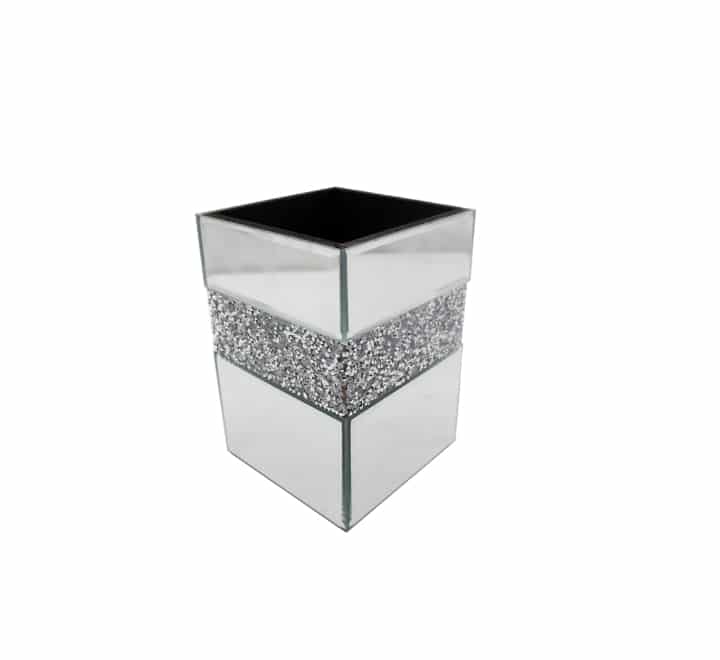Mirrored Trinket Box Silver