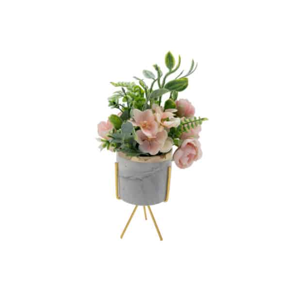 Mini Flower Pot on Tripod Stand 25cm