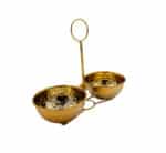 Metal Snack Server Gold