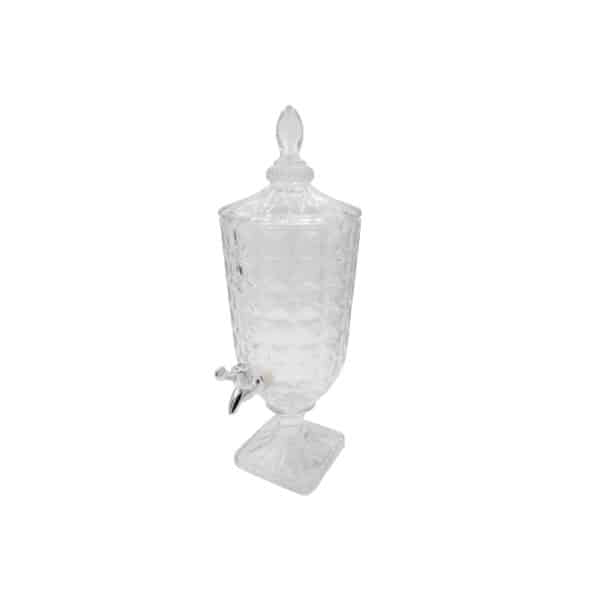 Clear Glass Juice Dispenser 3L