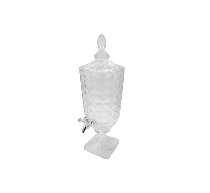 Clear Glass Juice Dispenser 3L