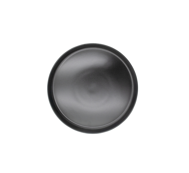 Black Side Plate 20x2cm