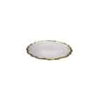 Gold Rim Glass Side Plate 8"