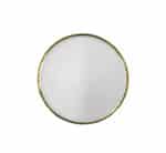 Gold Rim Glass Dinner Plate