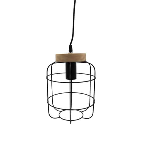 Black Metal Pendant ﻿Ceiling Lamp 28cm