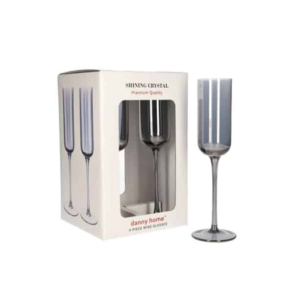 Grey Wine Glass 4pc