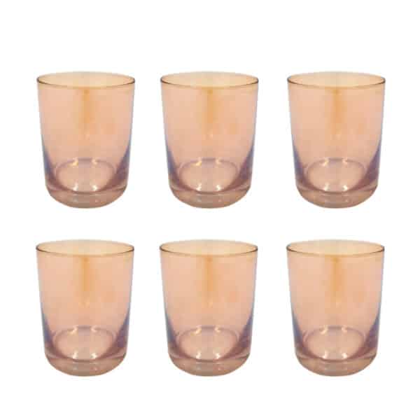 6pc Gold Whiskey Glass (410ml)