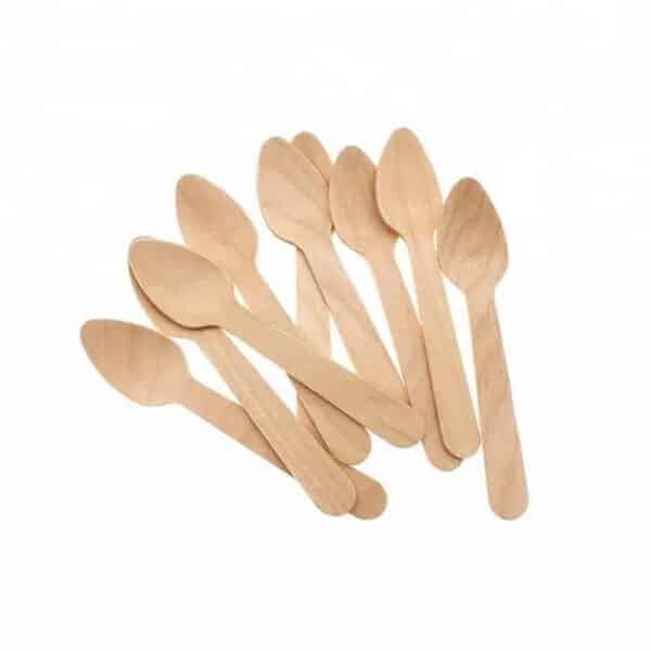Wooden Tea Spoon 100pcs (110mm)