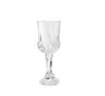 Clear Patterned Wine Glass 6pc