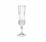 Clear Patterned Champagne Glass 6pc